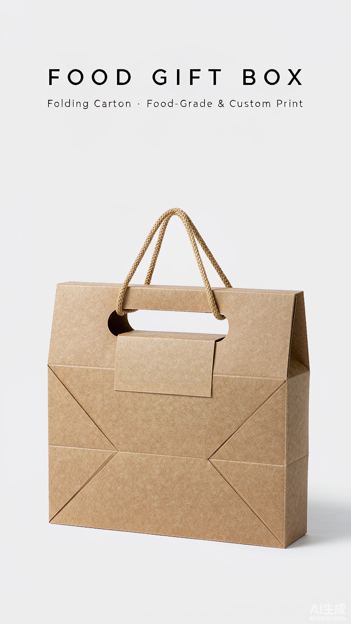 Folding Carton Food Gift Box - Food-Grade & Custom Print